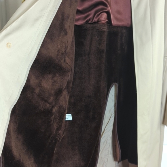 TOWNE Collection by London Fog Vintage Over Coat Removable Sherpa Lining 42 R - Picture 8 of 14